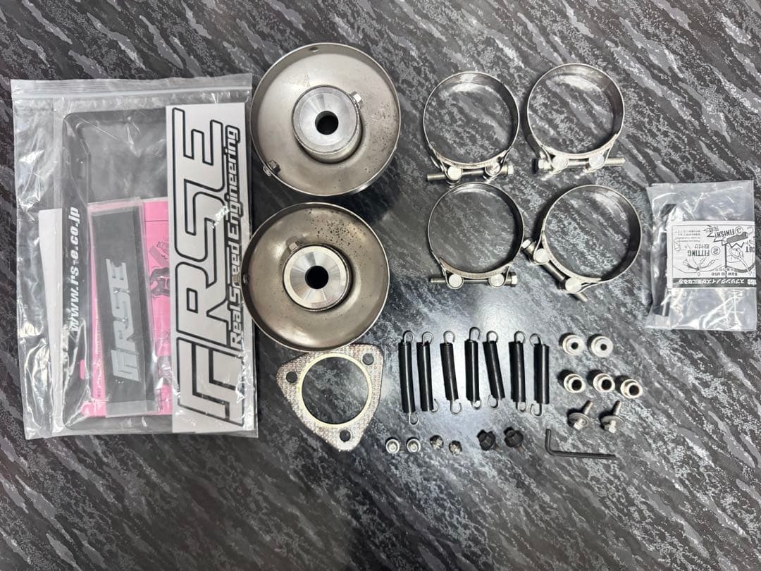 R.S.E TypeD civic TypeR FK8 フルチタンマフラー