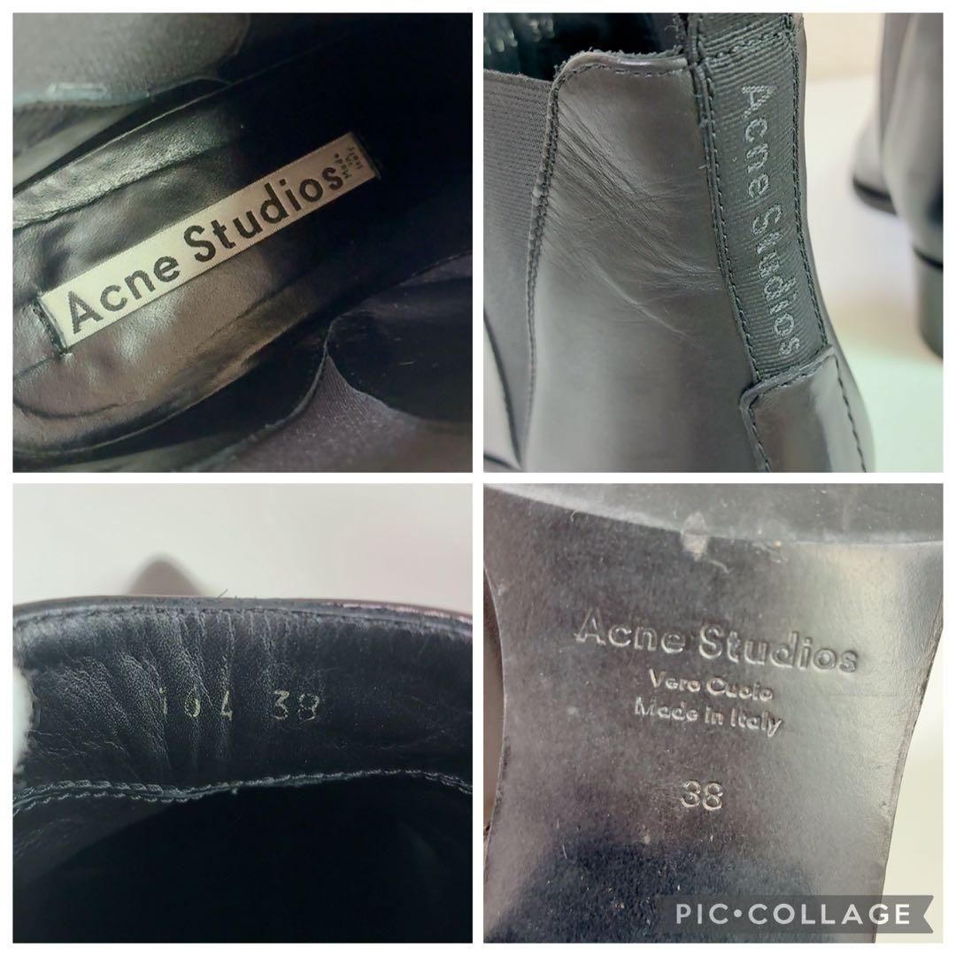 アクネストゥディオズ サイドゴアブーツ Chelsea Boots レザー 38