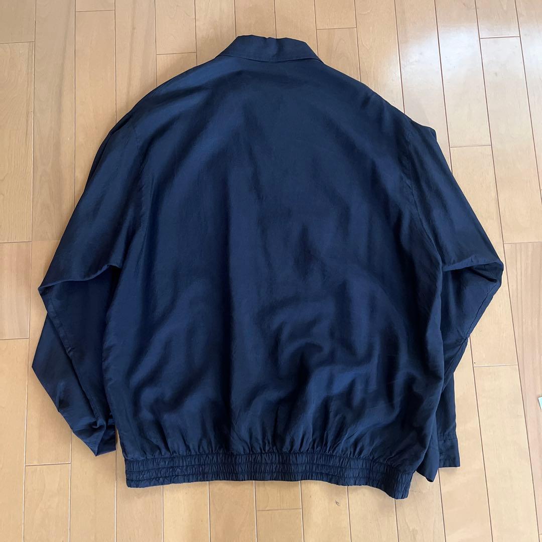 お*様 22AW COMOLI シルクスイングトップ　ネイビー　サイズ3