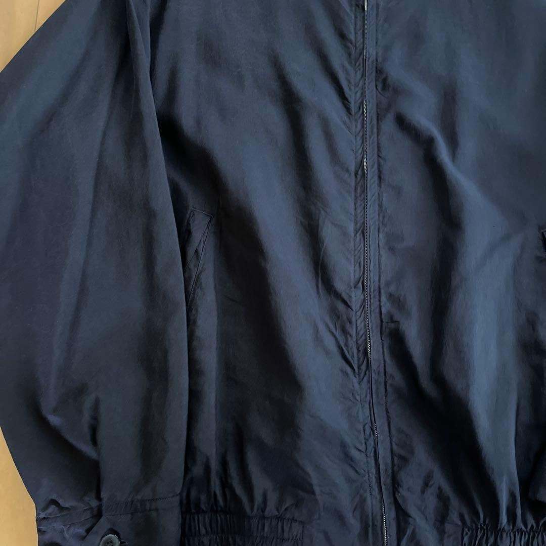 お*様 22AW COMOLI シルクスイングトップ　ネイビー　サイズ3