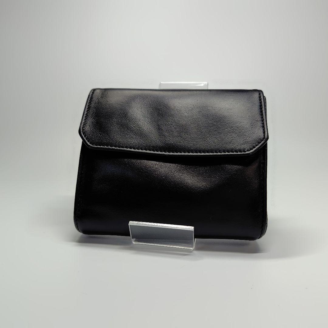 【極美品✨️】LOEWE ナッパ レザー アナグラム 財布 ロゴ 刻印 ブラック