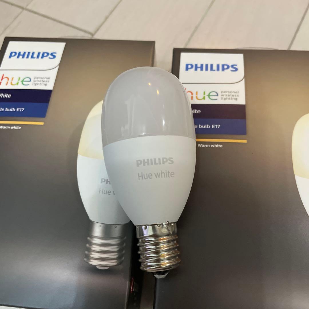 PHILIPS Hue White E17 LED電球 4個