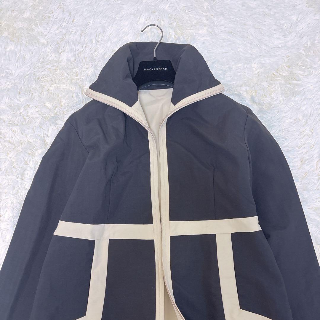 超美品✨シビラ 撥水リバーシブルロングコート L 相当　ベージュ×ブラック