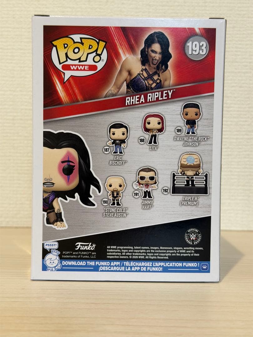 【箱傷あり】Funko Pop! WWE Rhea Ripley リア・リプリー