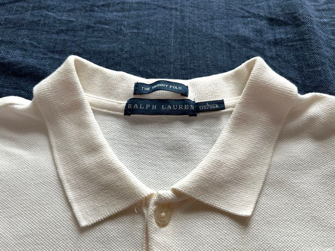 【美品】Ralph Laurenパールビーズ刺繍ポロシャツ