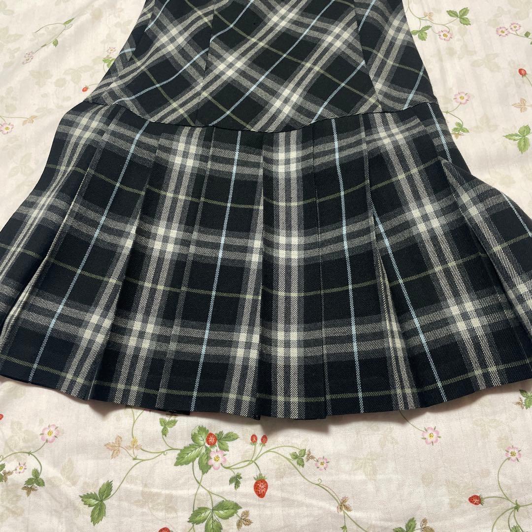 美品☆バーバリーブルーレーベル☆ノバチェックキャミソールワンピース☆36♪