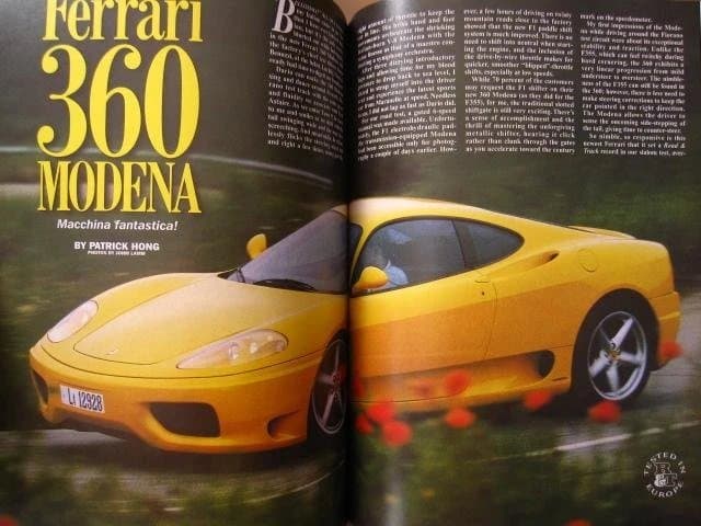 洋書 Road & Track Ferrari F355-360-F430