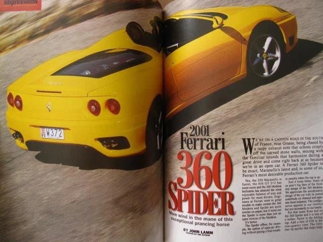 洋書 Road & Track Ferrari F355-360-F430