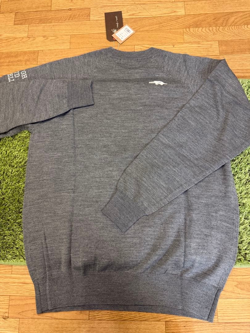 新品正規品【ROUGH&SWELL/L】クルーネックニット長袖セーターウール