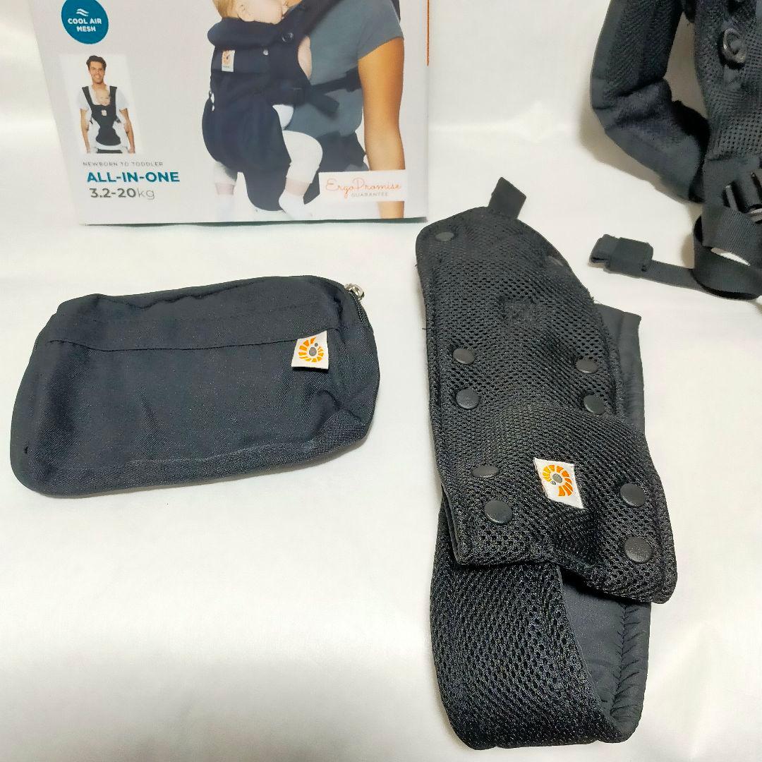 ✨美品 正規品 エルゴベビー OMNI360 クールエア メッシュ ブラック 黒