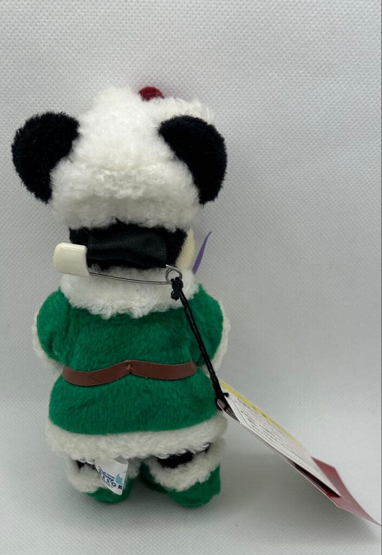 【美品タグ付き】ミニーマウス ぬいぐるみバッジ クリスマス 2001 レア