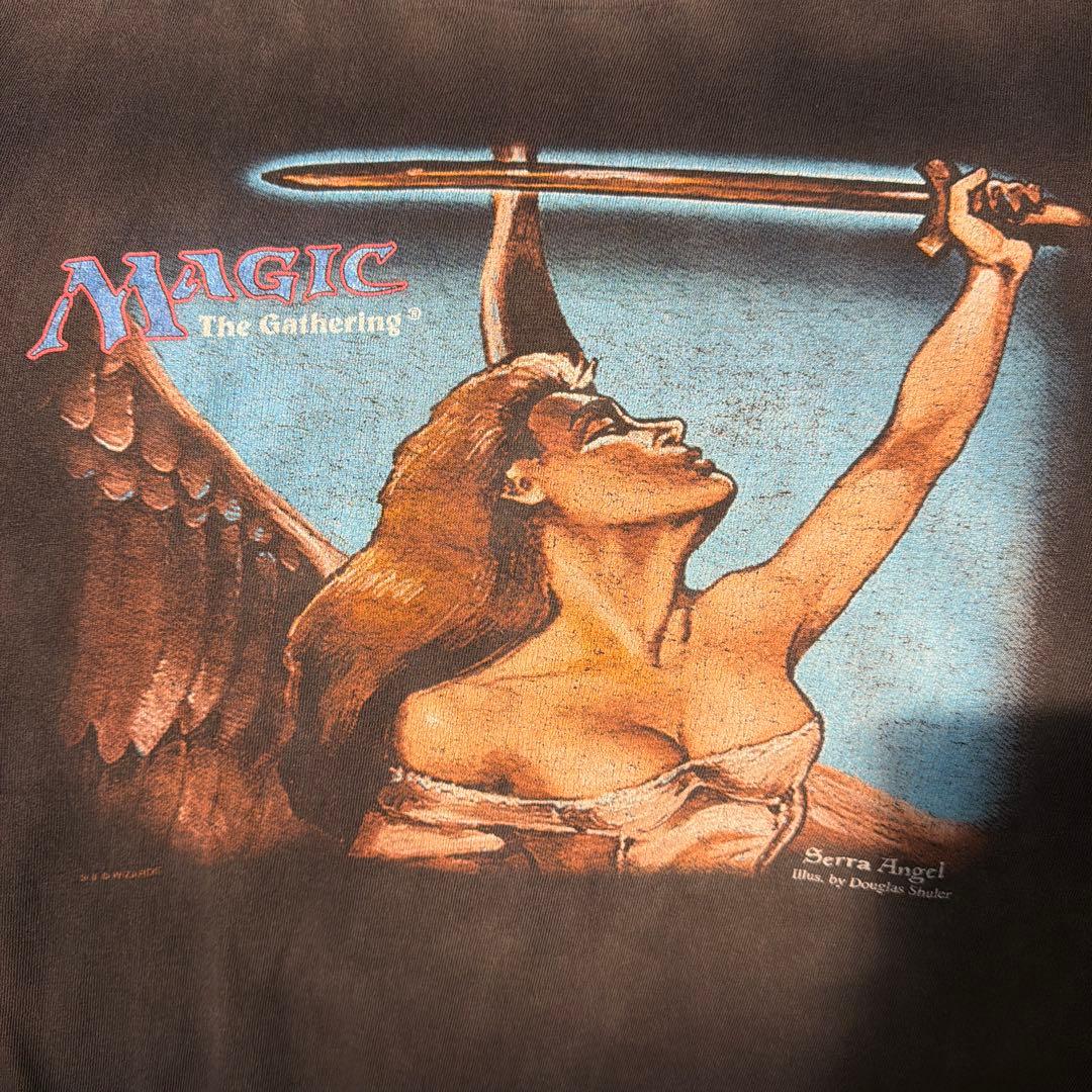 トップス Magic The Gathering Serra Angel tshirt