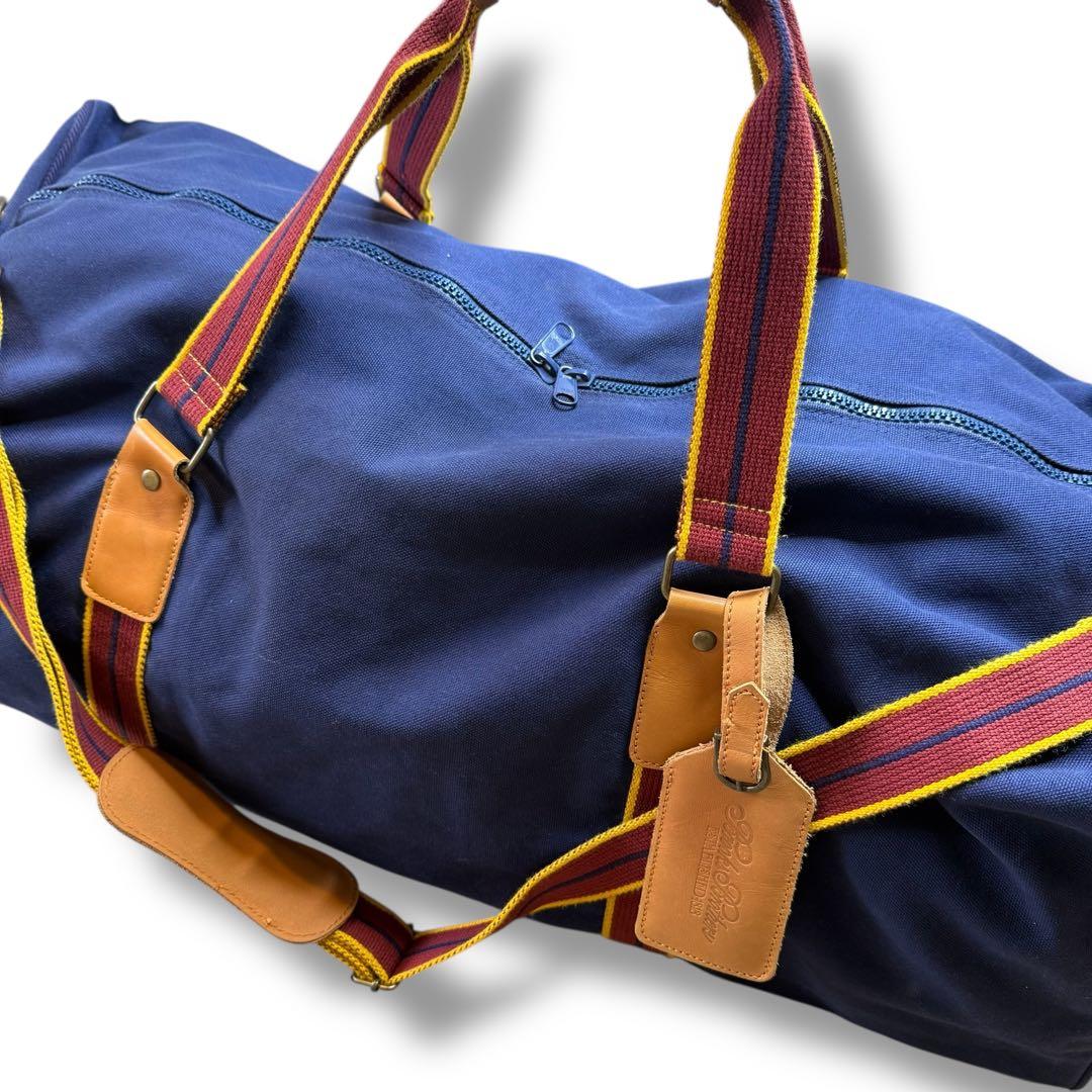brooks brothers★大容量 ボストンバッグ ネイビー ショルダー