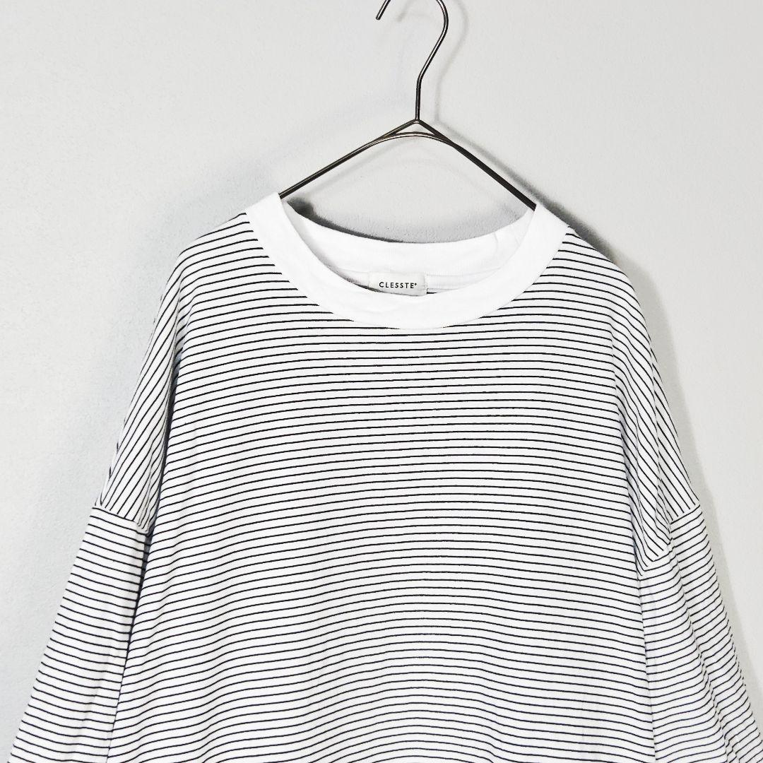 トップス CLESSTE 24SS STRIPED MASSIVE T-SHIRT
