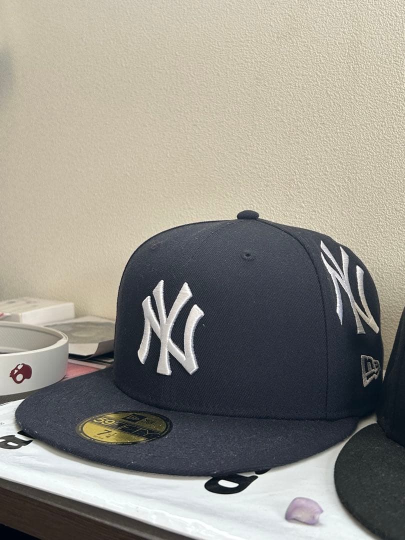 NEW ERA ニューヨークヤンキース 希少デザイン 59FIFTY マルチロゴ