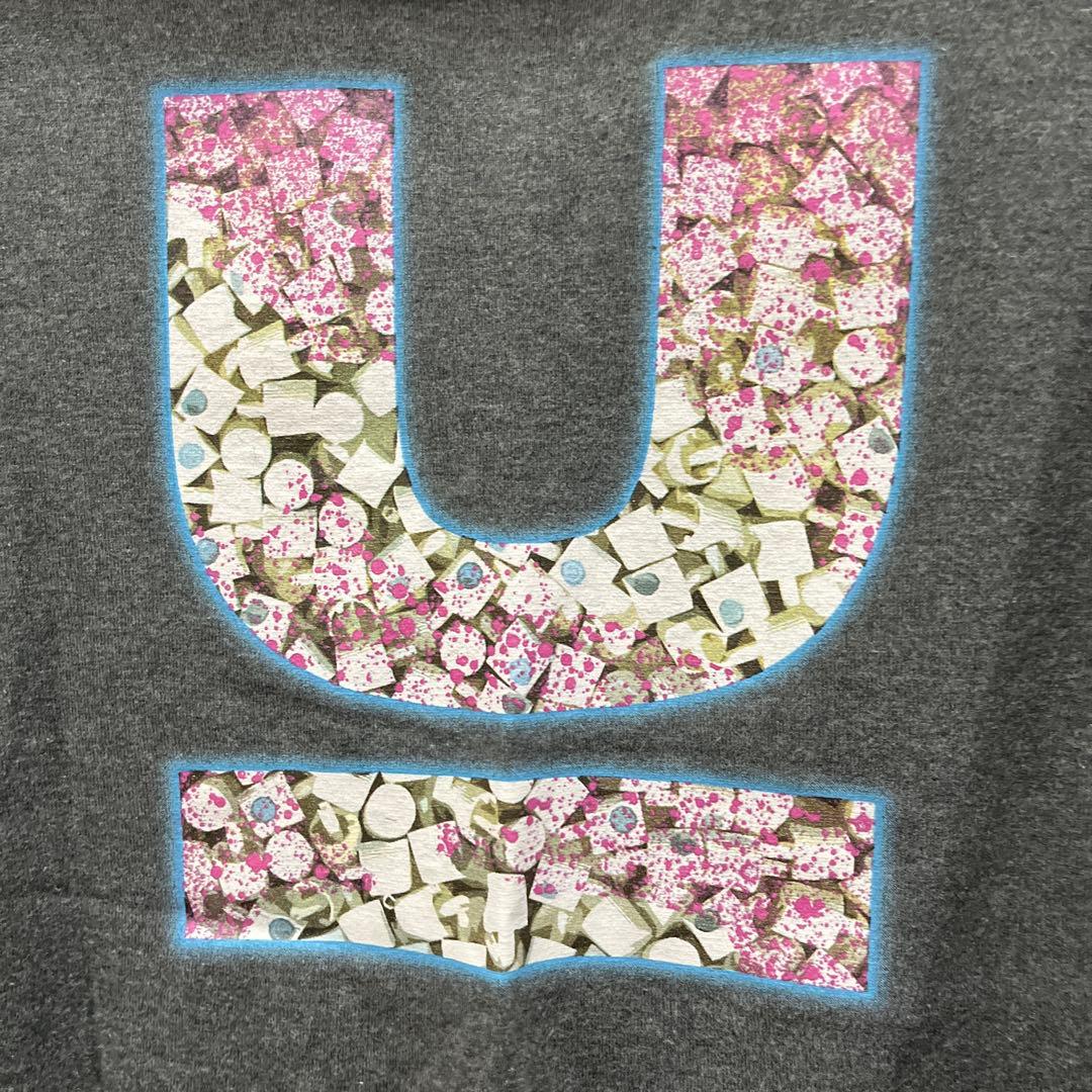 UNDERCOVER グレー ロゴ グラフィック Tシャツ