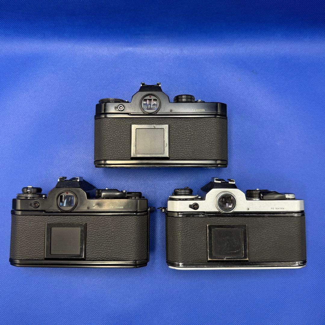 Nikon FE フィルム一眼レフカメラ 3台セット ジャンク