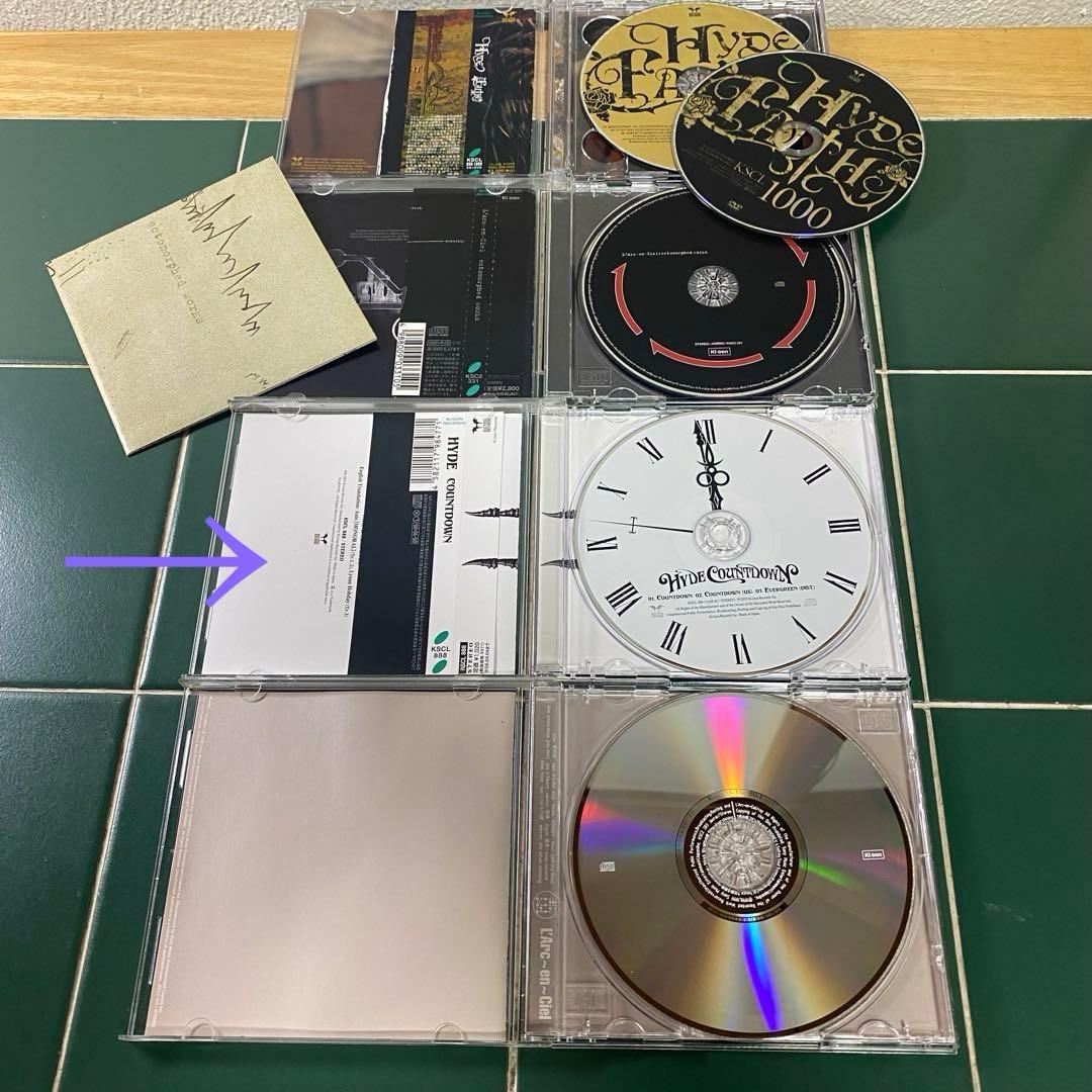 L'Arc〜en〜Ciel シングルCD・アルバムCD・DVDまとめ売り