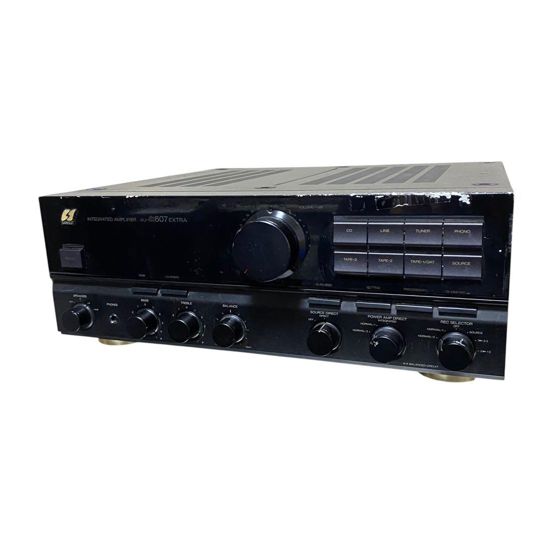 【ジャンク】SANSUI プリメインアンプ　AU-A607 EXTRA