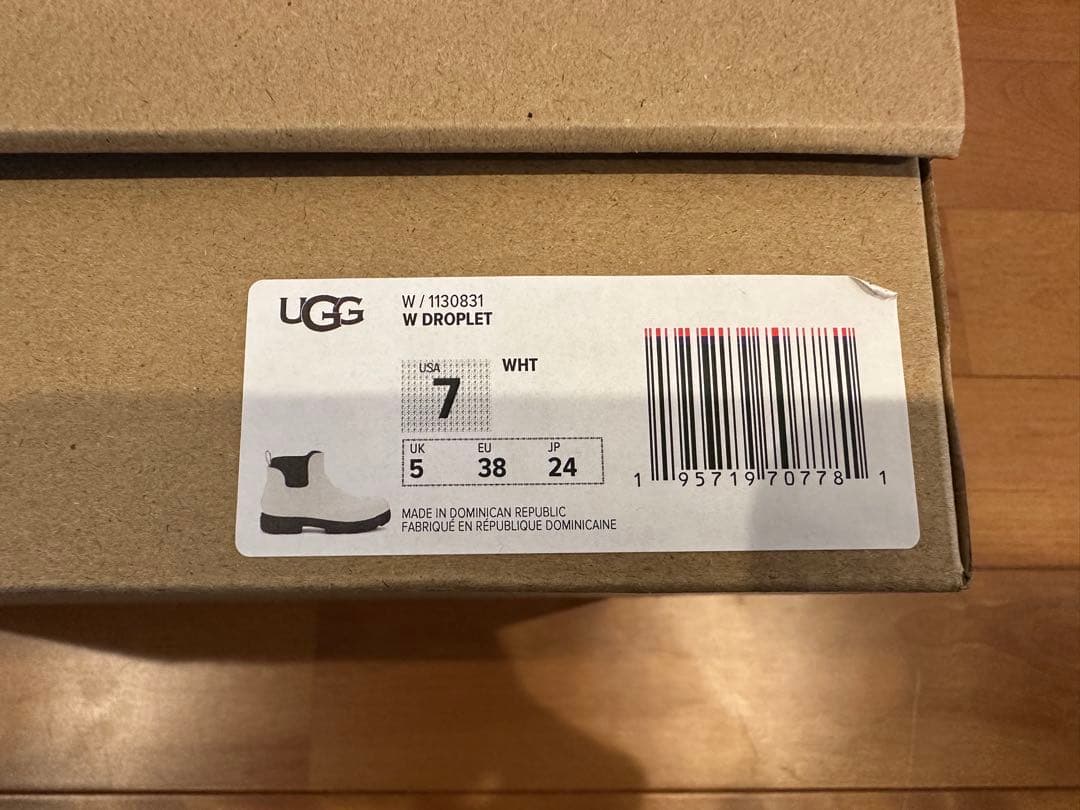 【新品未使用】UGG アグ　レインブーツ　レディース　24㎝