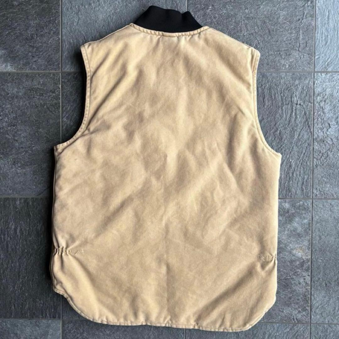 希少カラー カーハート Carhartt ダックベスト VEST USA製 M