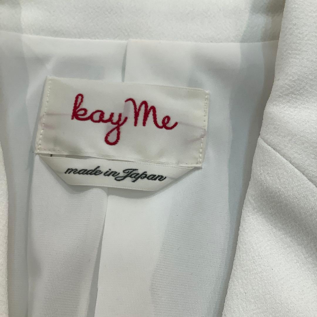 ✨美品✨　KayMe ケイミー　【アムンゼン】きわみジャケット　ホワイト　9