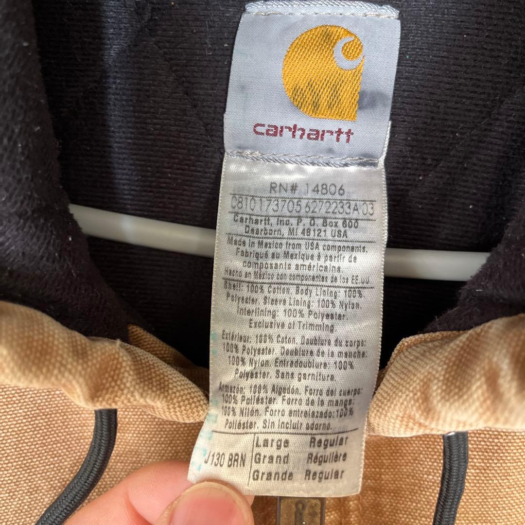 Carhartt ジャンパー L ブラウン フード付き