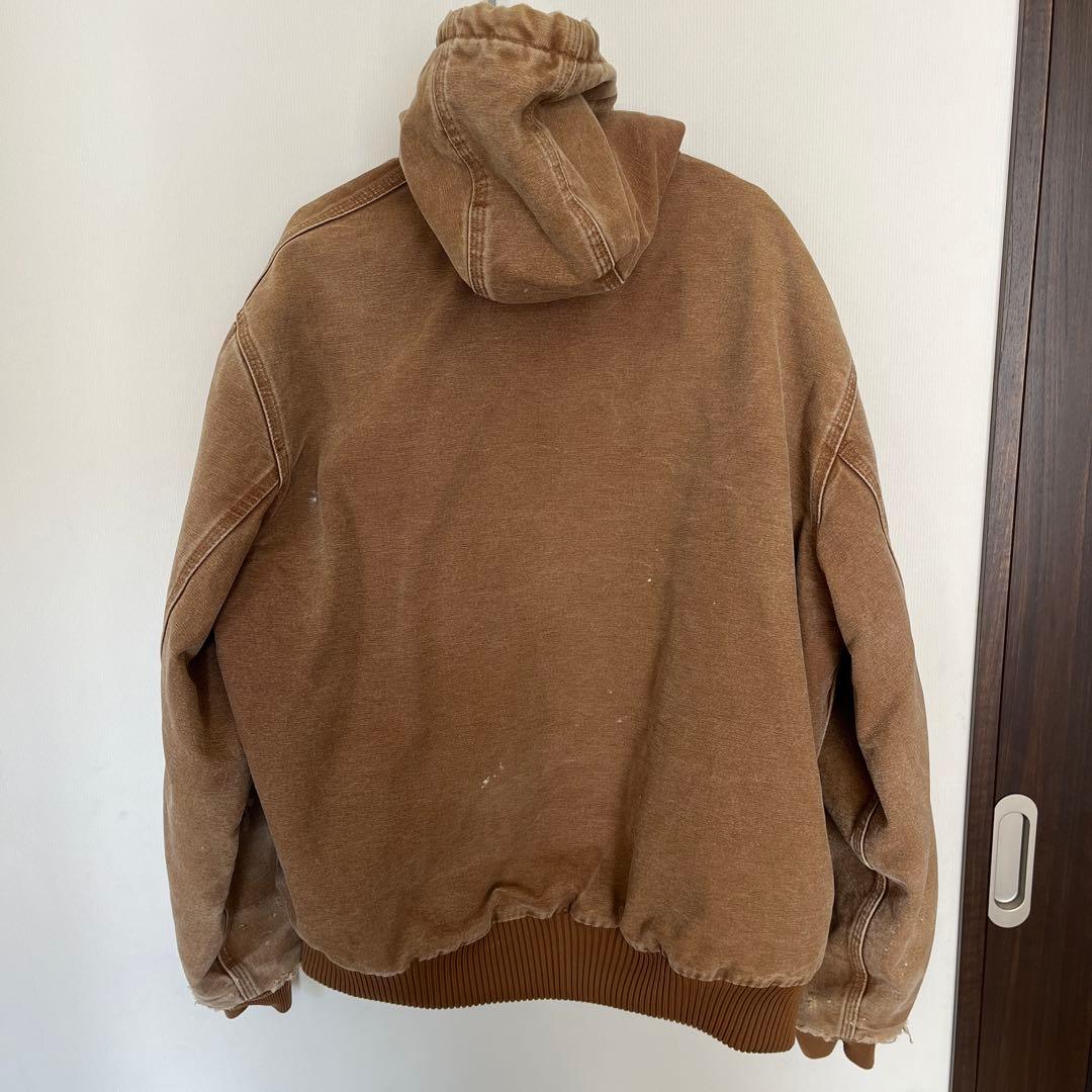 Carhartt ジャンパー L ブラウン フード付き