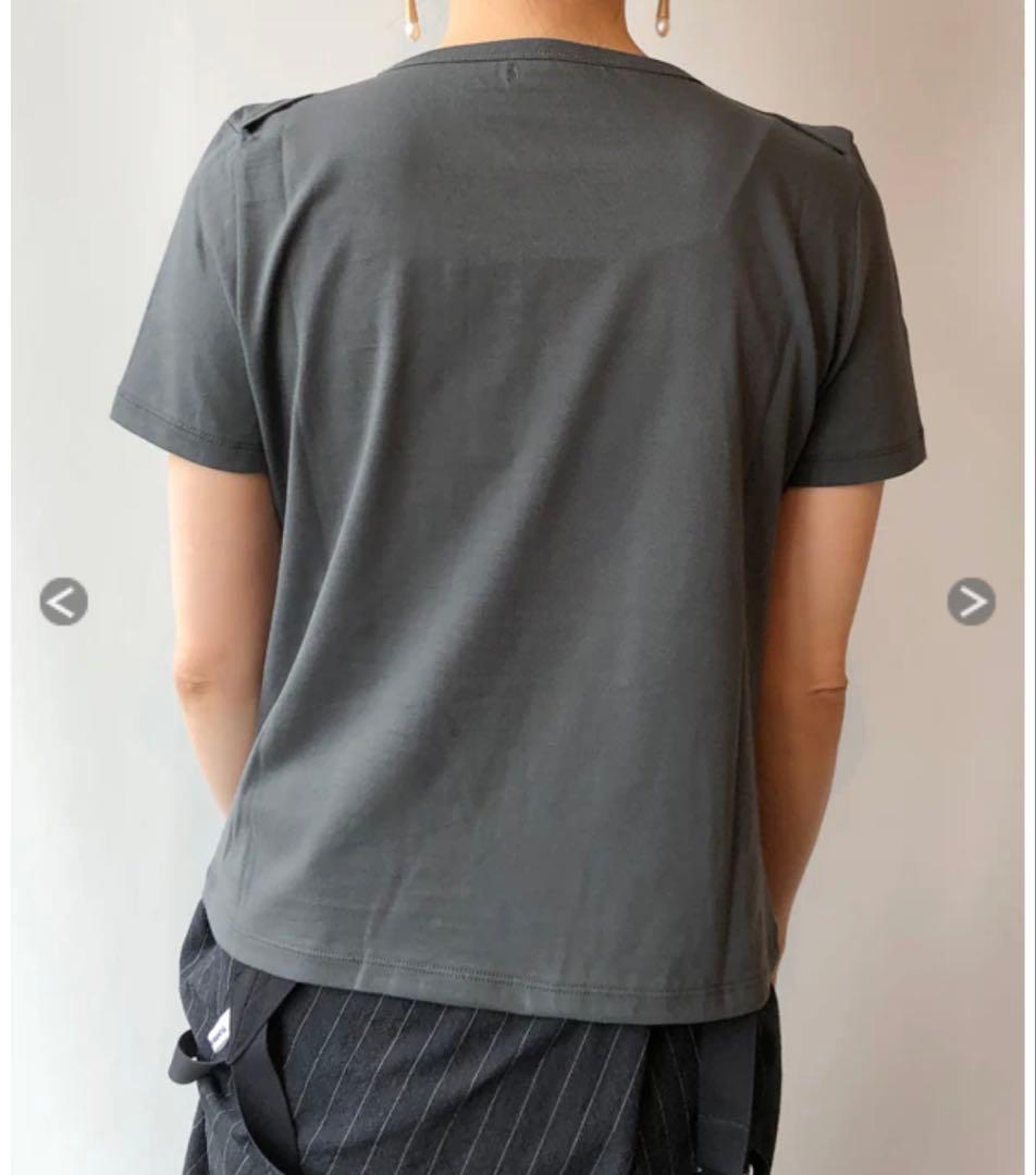【美品】FUMIKA UCHIDA 半袖Tシャツ　ベージュ　Mサイズ
