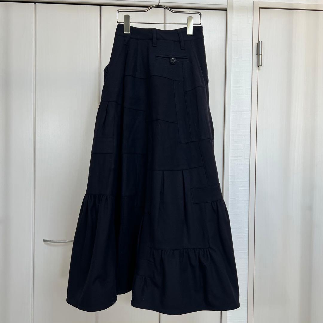 MARC JACOBS クレイジーパッチワーク ヘビーウールボリュームスカート
