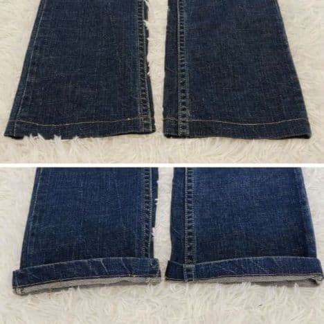 レッドペッパー　デニムパンツ　　ブーツカット　ウィング 27インチ Y2K