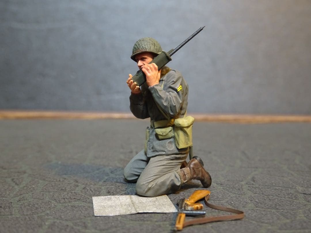 タミヤ1/35 アメリカ歩兵偵察セット　プラモデル完成品