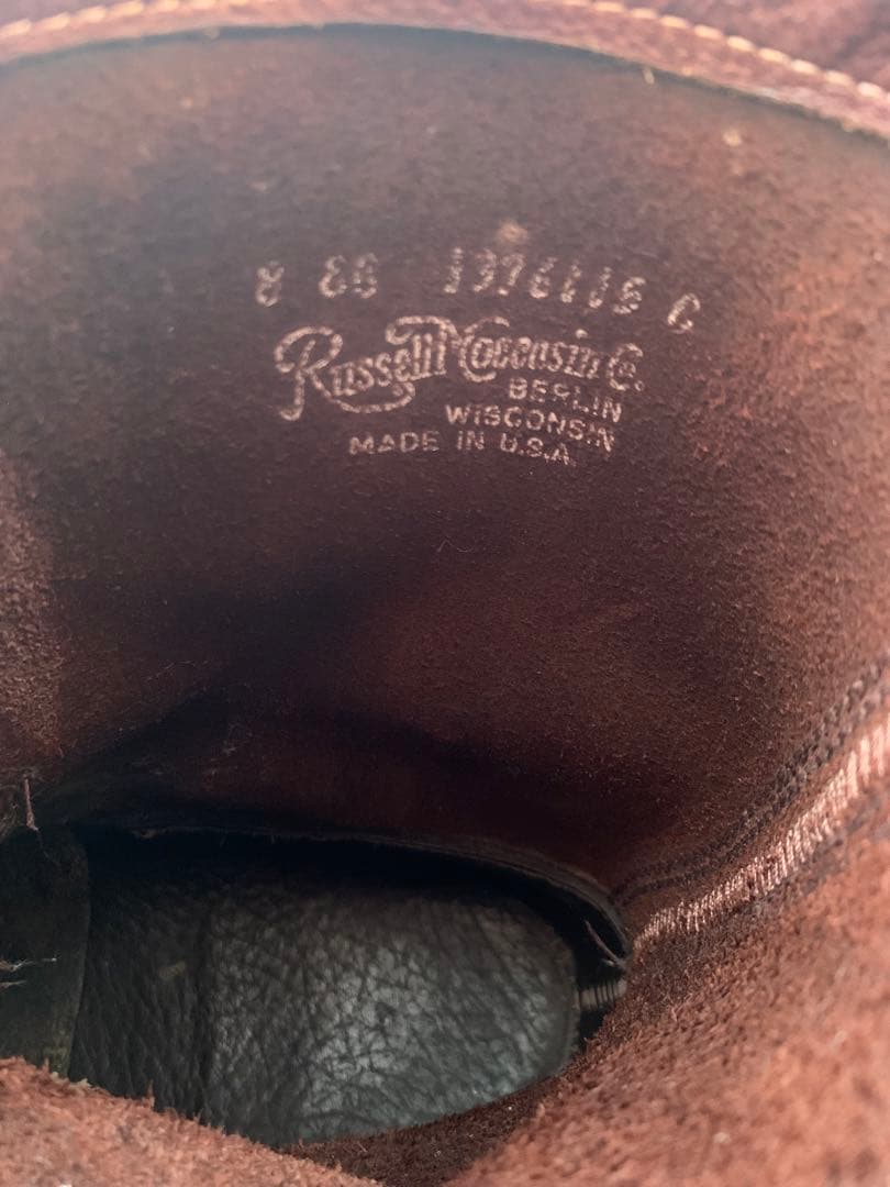 靴 Russell Moccasin sizeUS8EE(26.5cm)