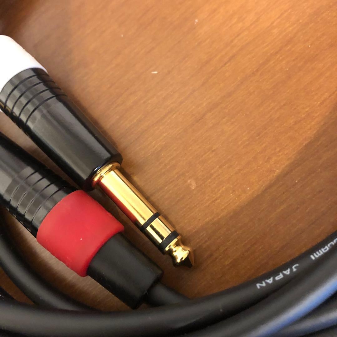 MOGAMI 2534 XLRメス→TRSステレオフォン