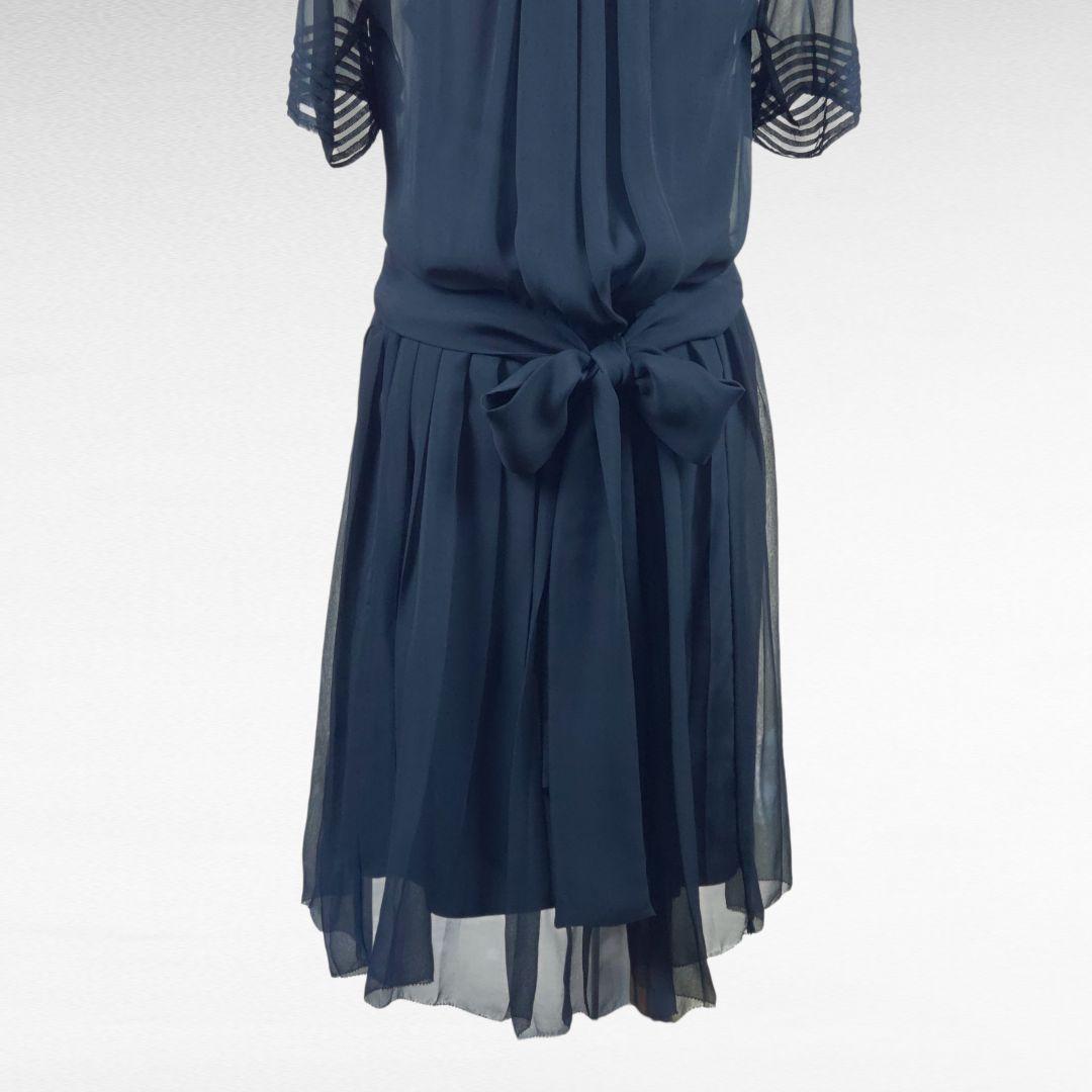 ワンピース BALENCIAGA SILK Black Dress