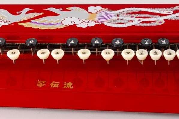 琴伝流 電気大正琴 鳳凰 螺鈿装飾 ハードケース・ピック付き #1335420