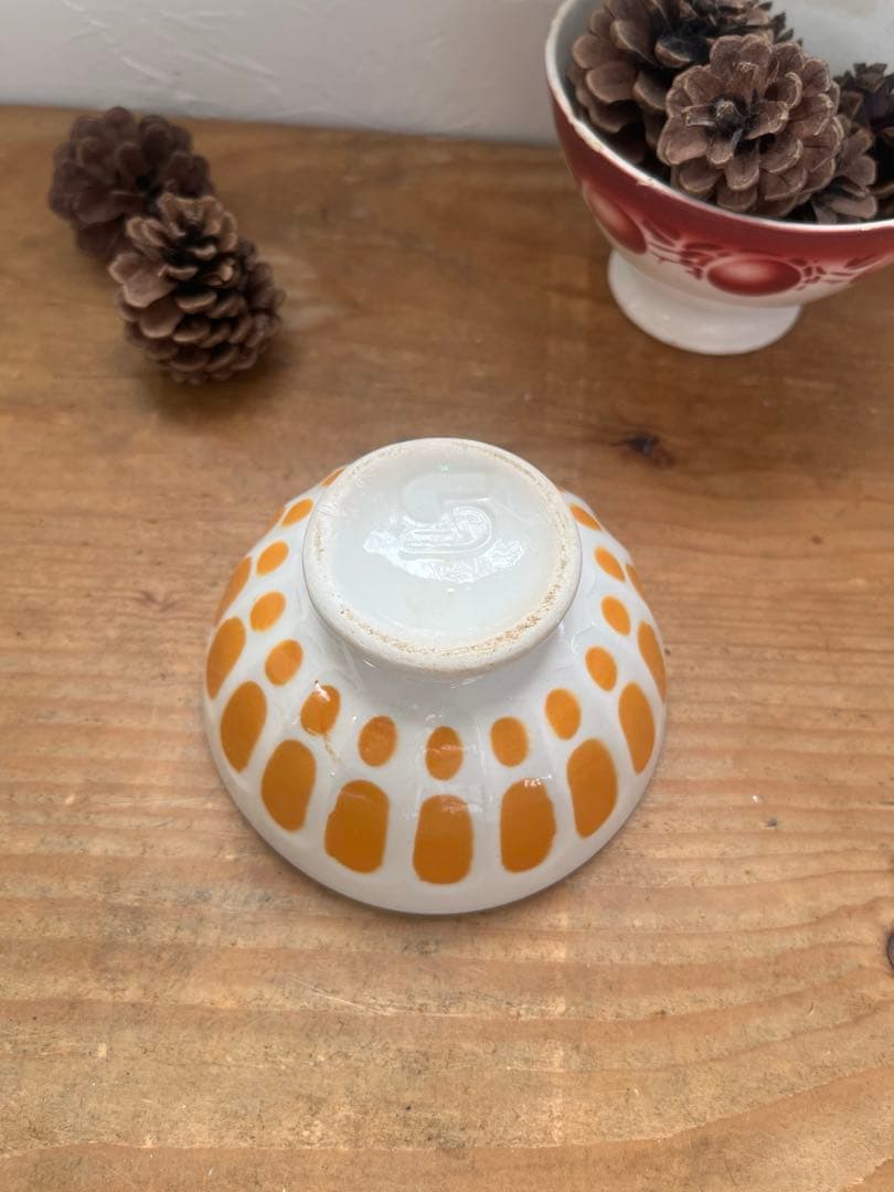アンティークカフェオレボウル　1950年代　ディゴワン&サルグミンヌ　フランス