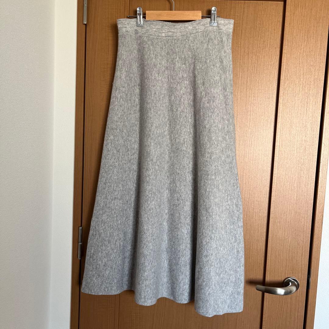 23区　ウールカシミヤ ニットスカート　サイズ44 美品