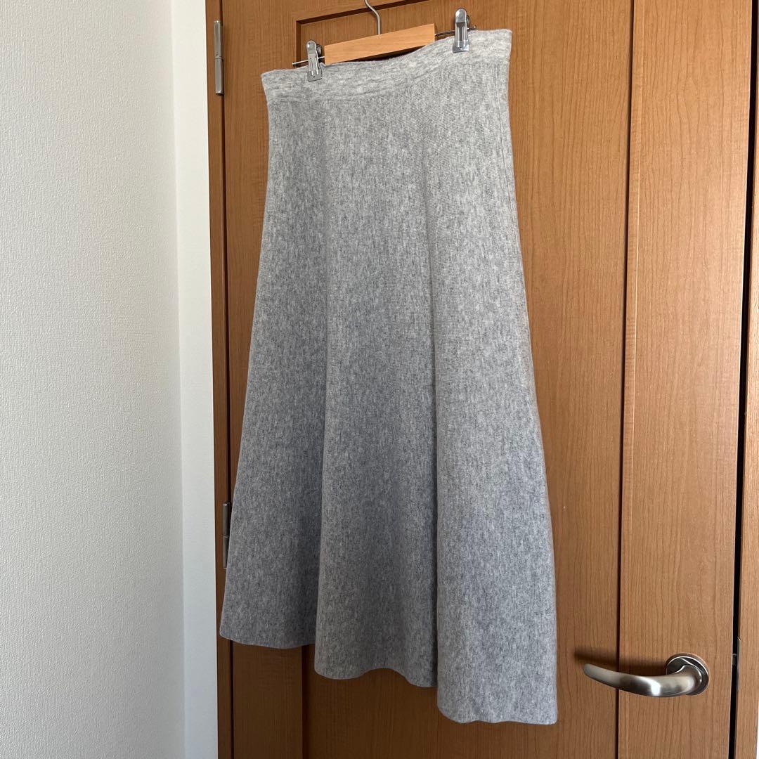 23区　ウールカシミヤ ニットスカート　サイズ44 美品