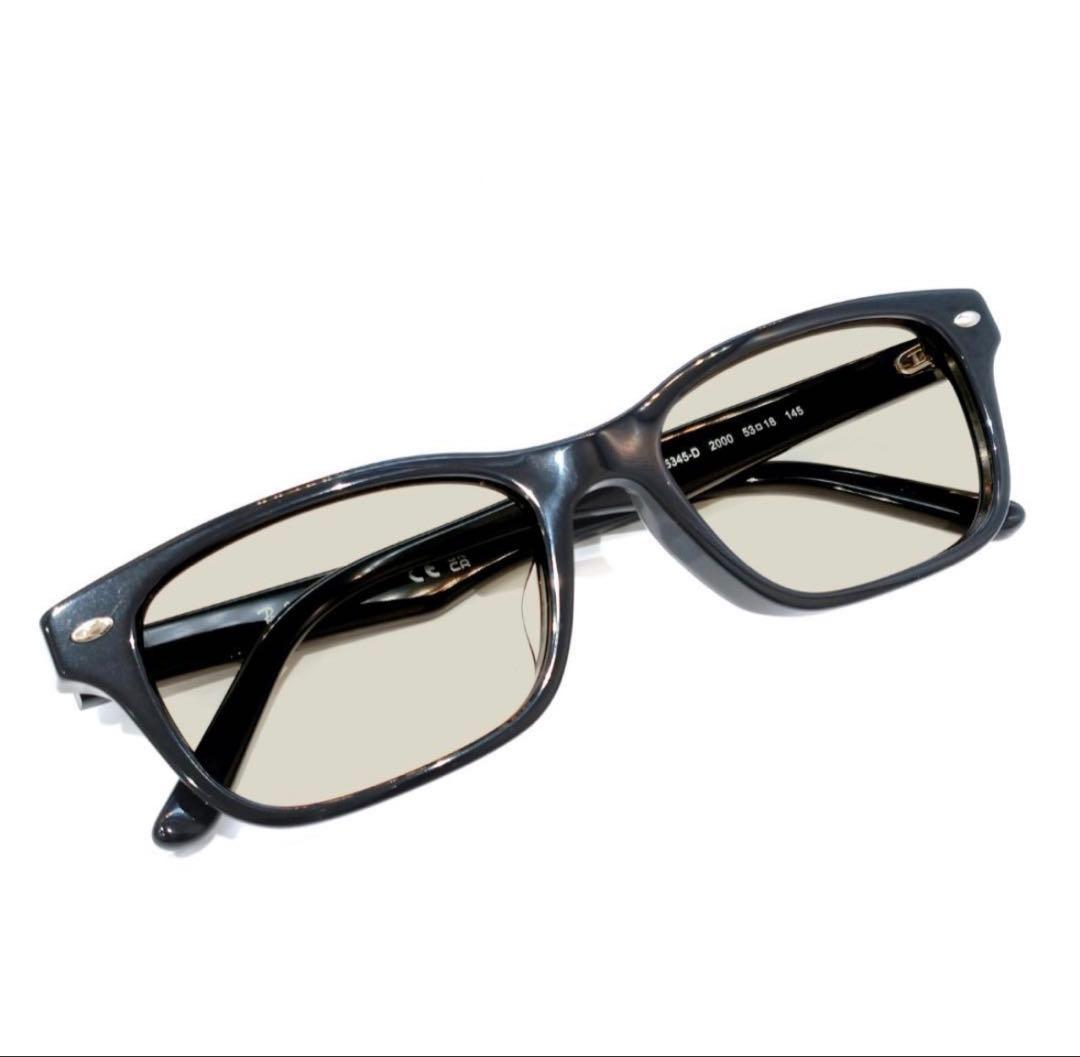 正規品 Ray-Ban RB5345D 2000美品 レンズ2種付 RX5345