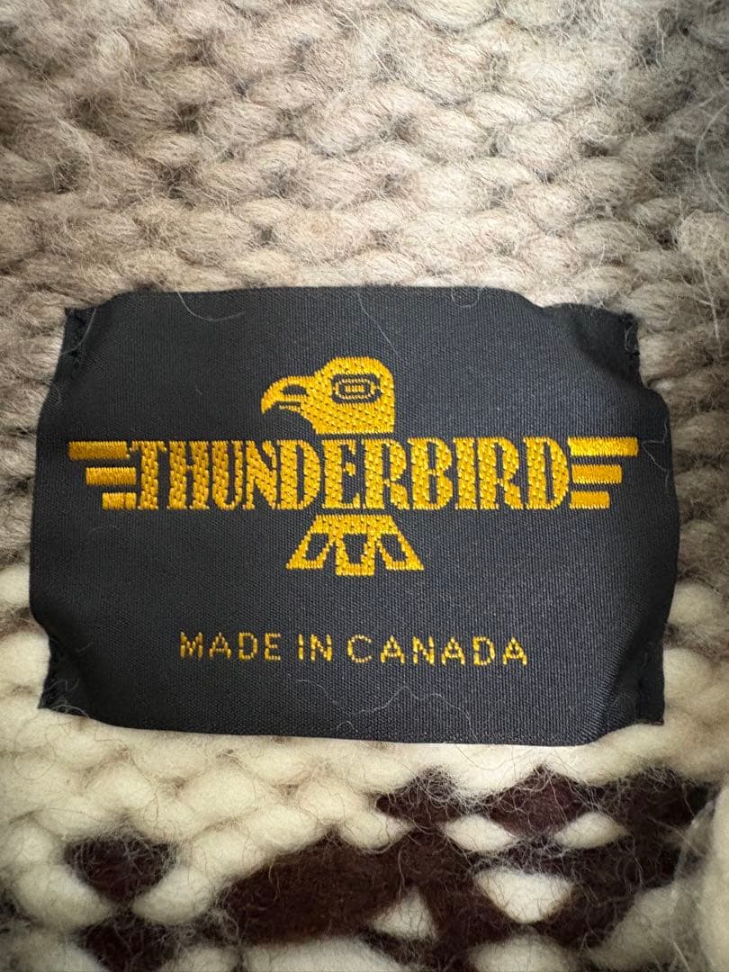 専用　カナダ製 THUNDERBIRD サンダーバード カウチン ベスト