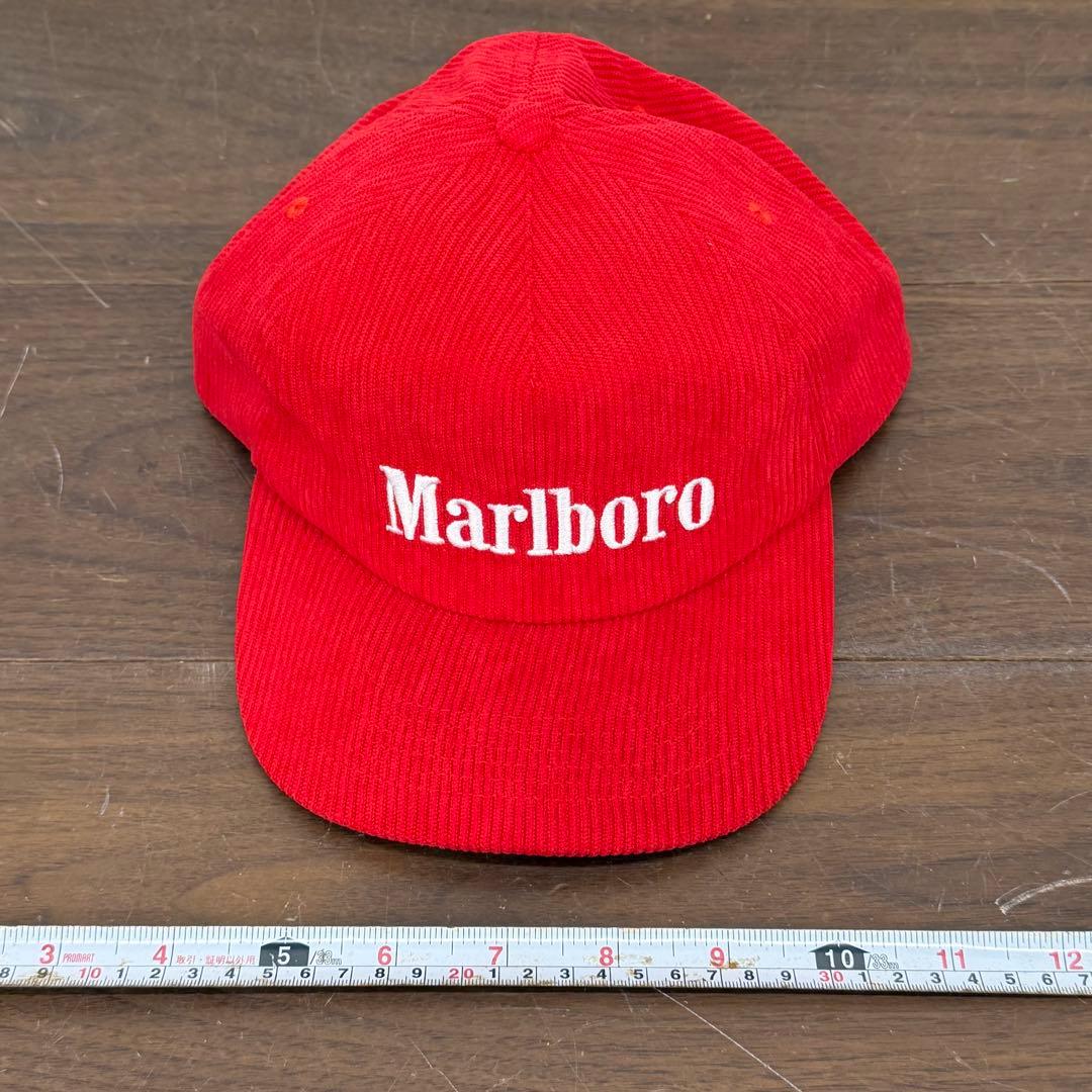 ELI8 コーデュロイ キャップ マルボロ 90s ヴィンテージ 帽子 刺繍