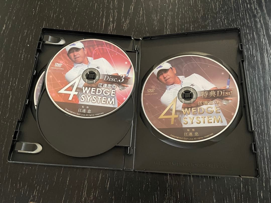 江連忠のザ・エフォートレスパワー他ゴルフDVD3セット！