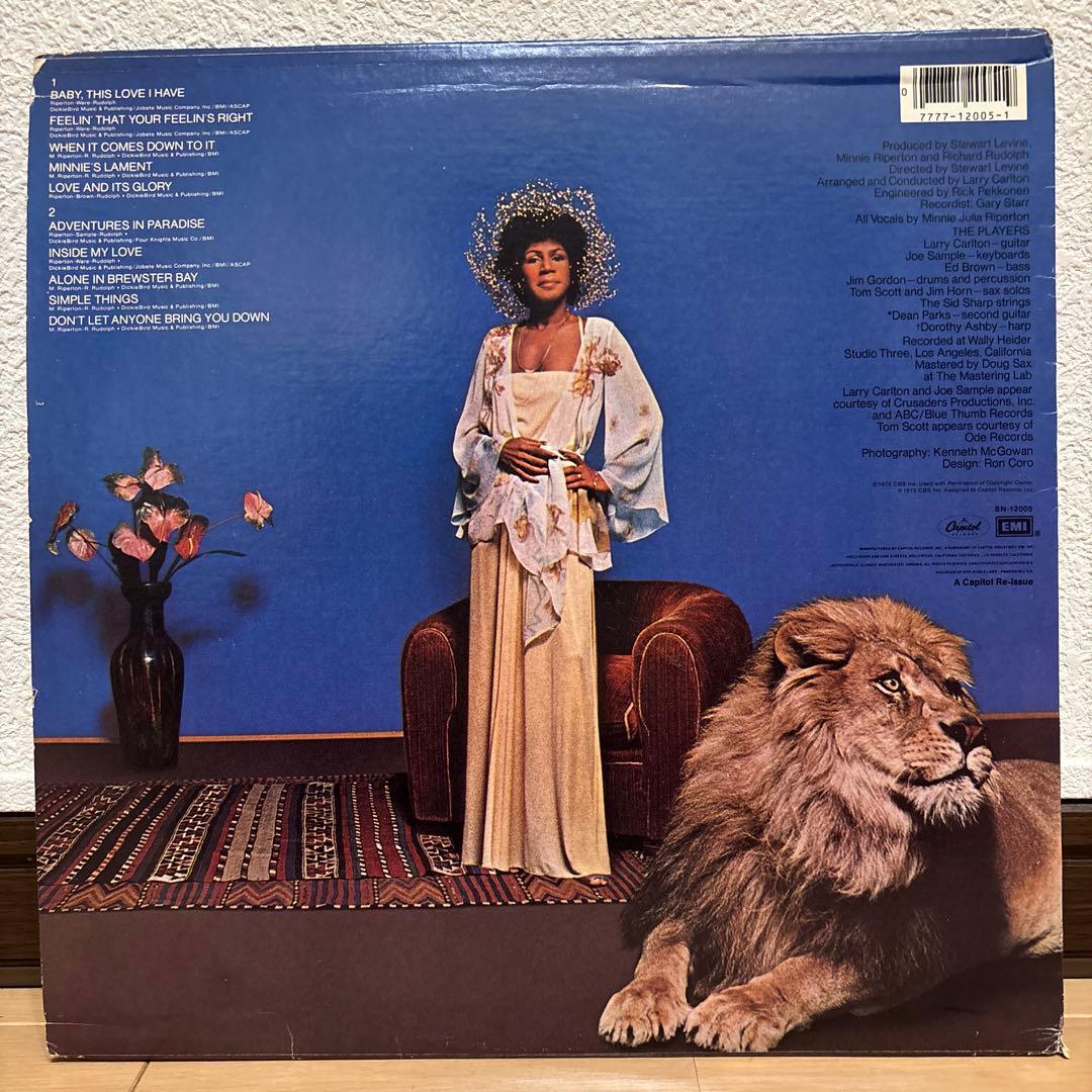 洋楽 Minnie Riperton Adventures In Paradise