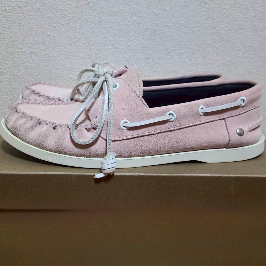 LOEWE ロエベ　デッキシューズ　ピンク　43サイズ　27.5cm モカシン