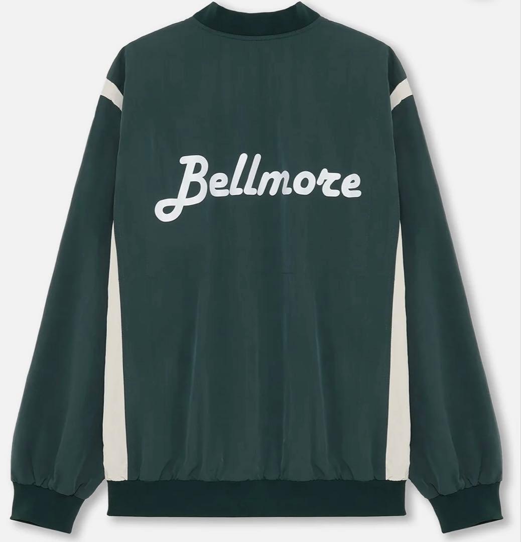ベルモア　Ｖネックナイロンジャージー　グリーン　BELLMORE