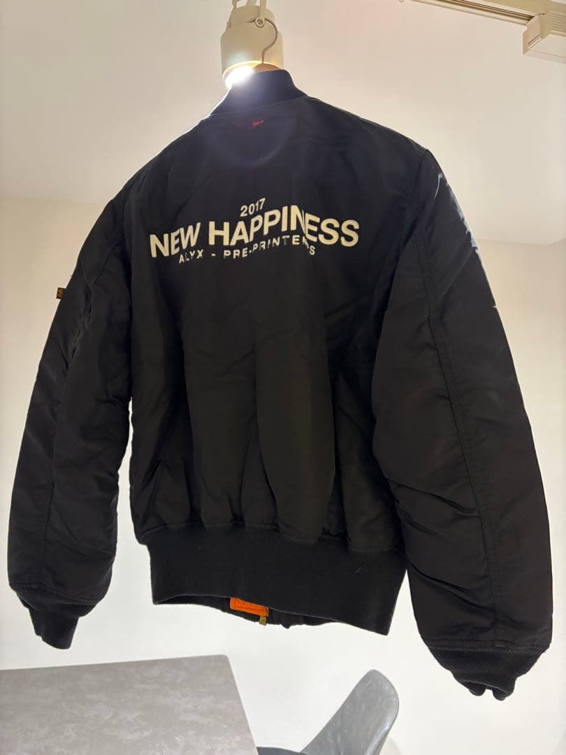 NEW HAPPINESS MA-1ジャケット ブラック 2017