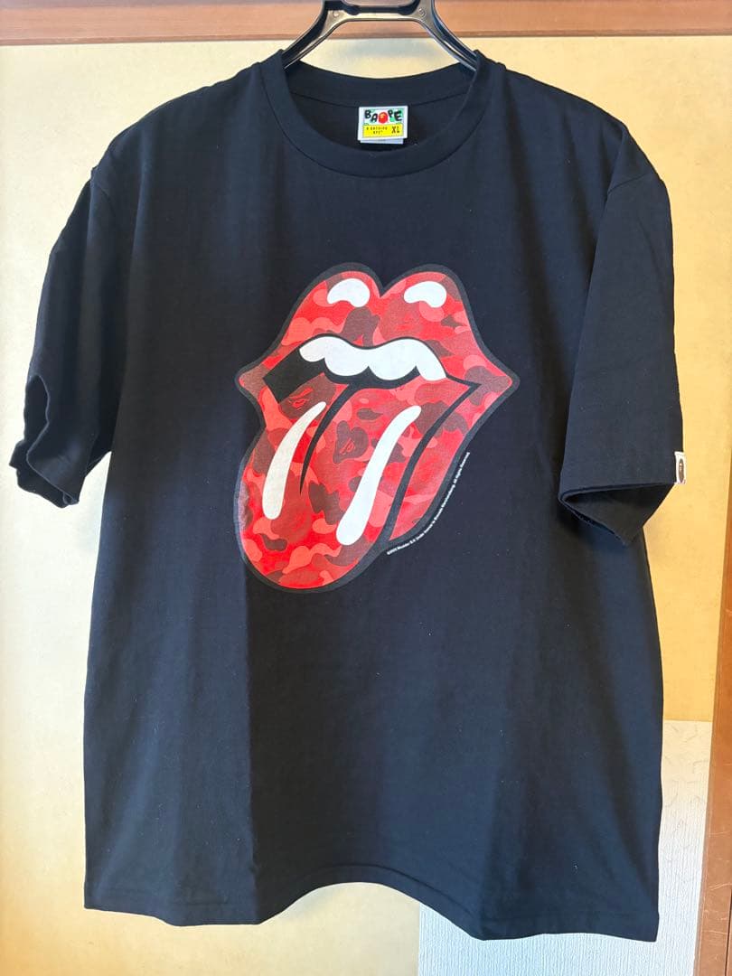 A BATHING APE × Rolling Stones　コラボ　Tシャツ