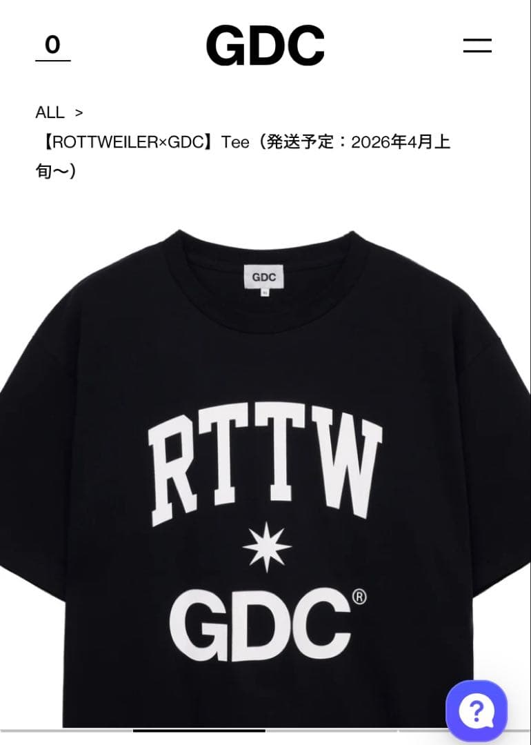 Rottweiler GDC コラボTシャツ