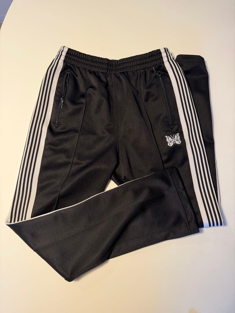 【正規品】ニードルス　ナロートラックパンツ　XS ブラック【Needles】